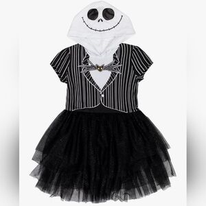Disney The Nightmare Before Christmas Jack Skellington Tutu Dress – Girls M 7/8